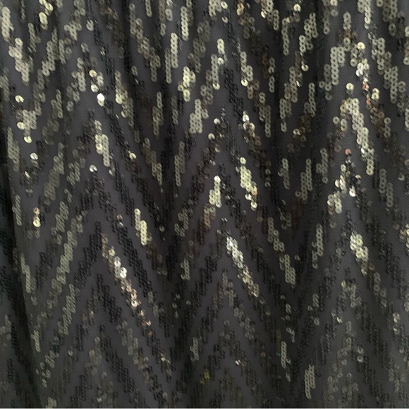 Dress Barn Sequinned Small Blue Formal Dress - Picture 4 of 11